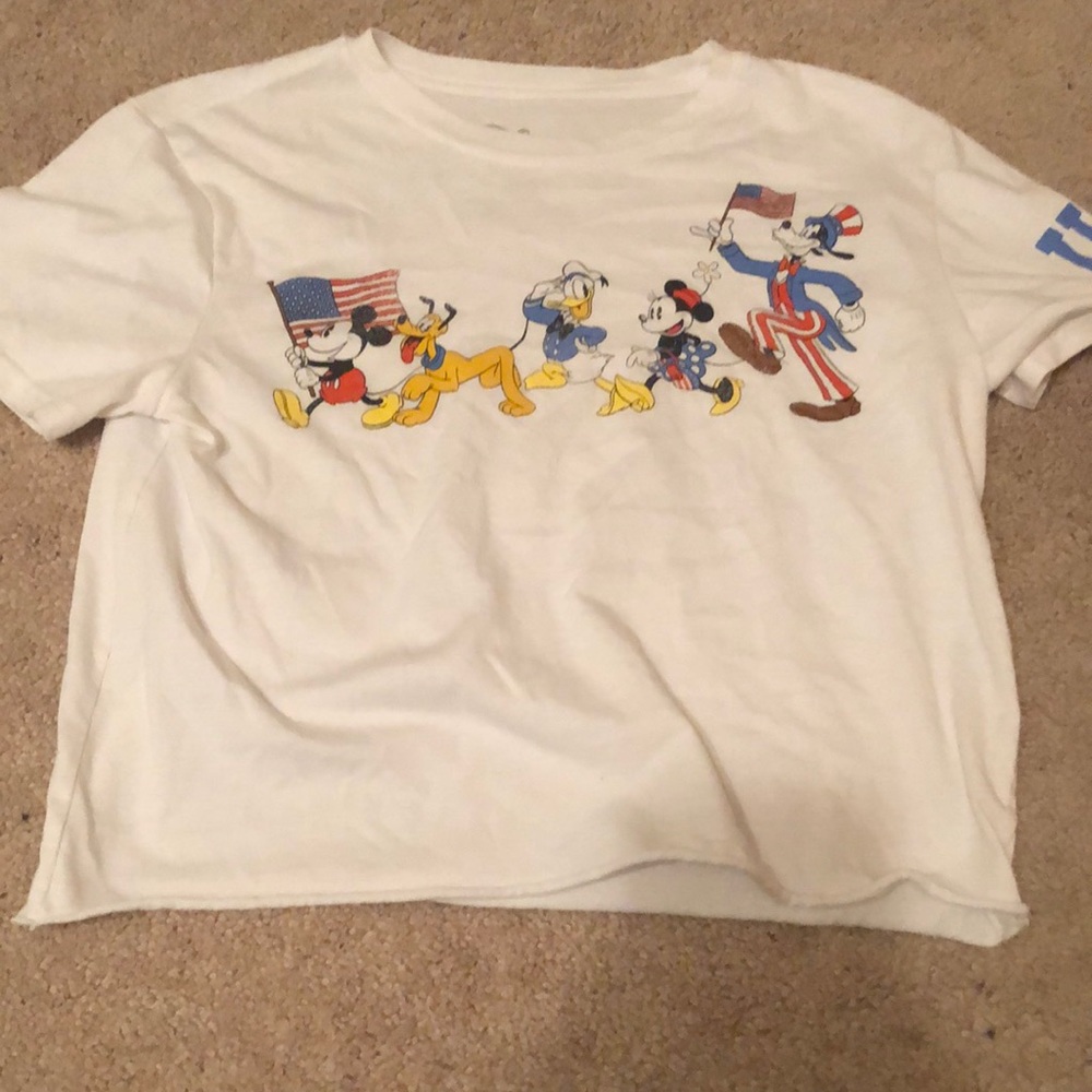 White, USA shirt